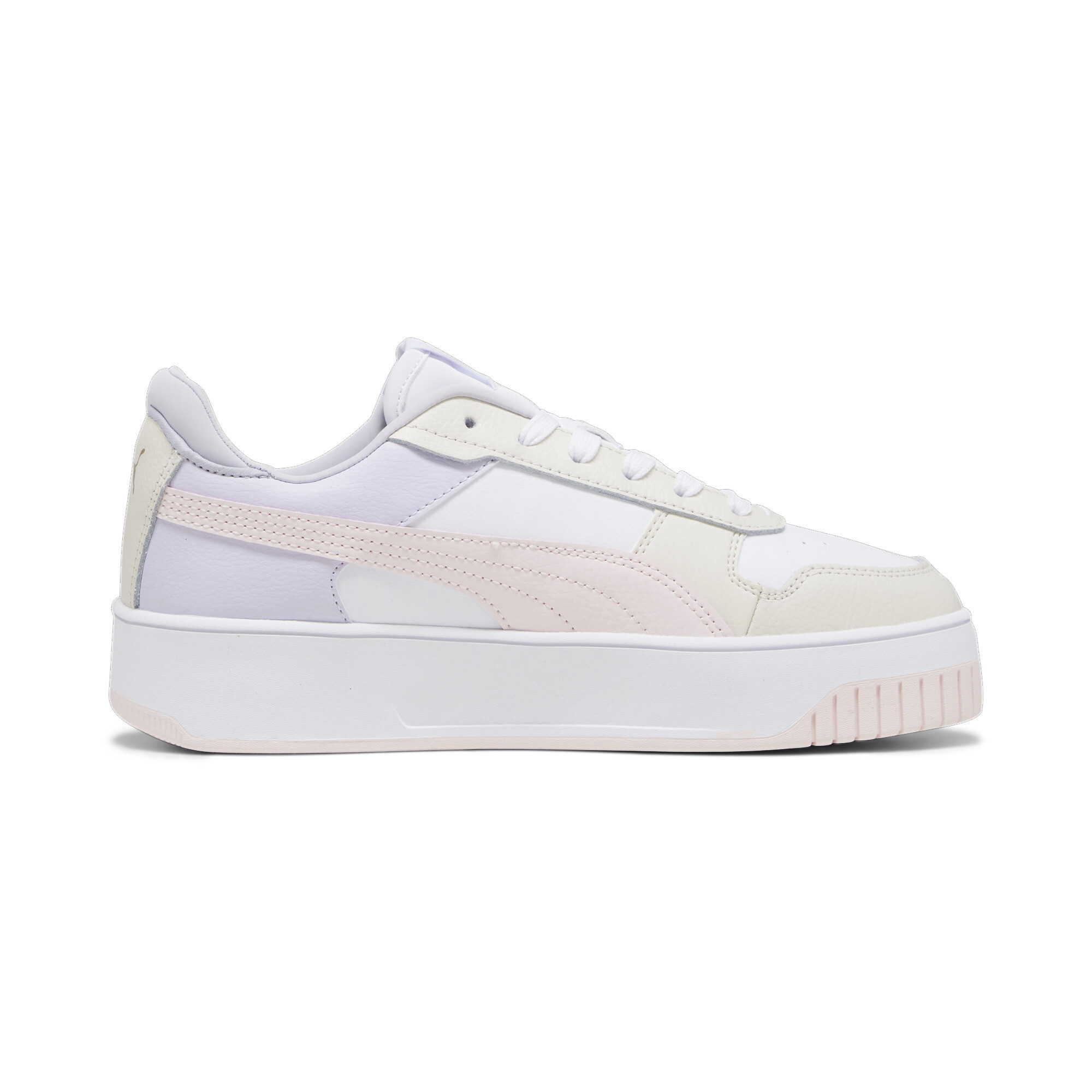 PUMA Carina Street sneakers voor Dames, Roze/Wit, Maat 36 thumbnail 3