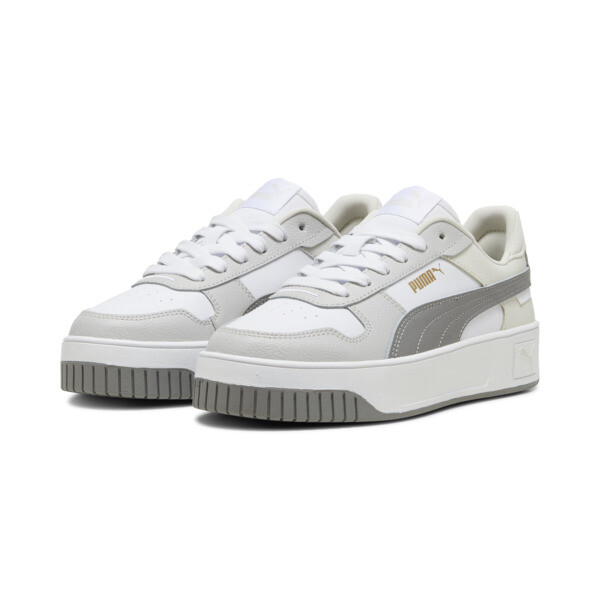 Carina Street Sneakers Women, PUMA White-Stormy Slate-PUMA Gold, large-ZAF