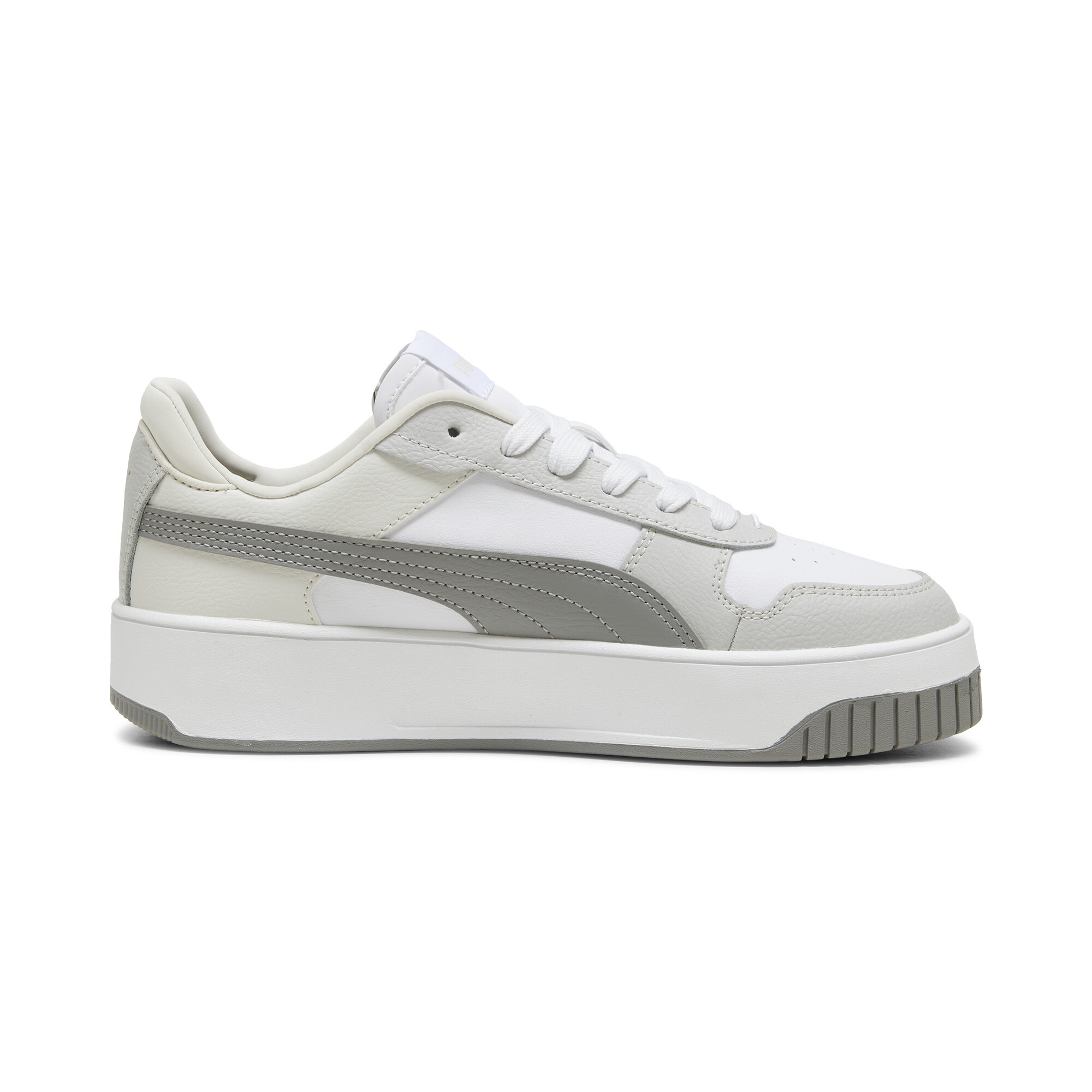 Women's Puma Carina Street Sneakers, White, Size 38.5, Shoes