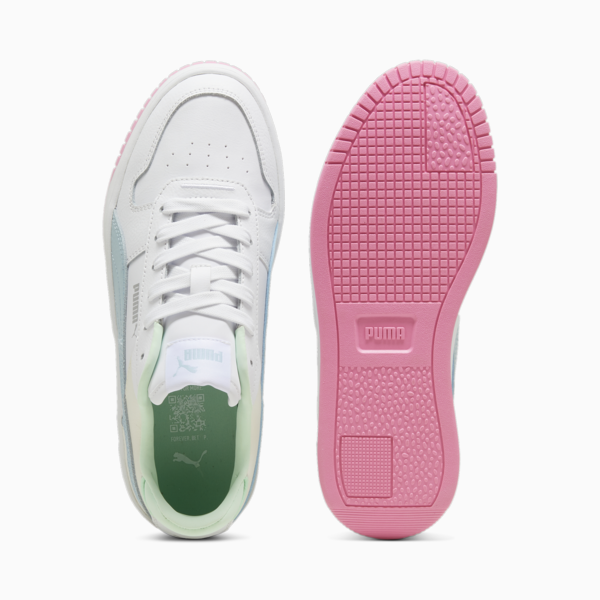Carina Street Sneakers Women, PUMA White-Turquoise Surf-PUMA Silver, large-ZAF