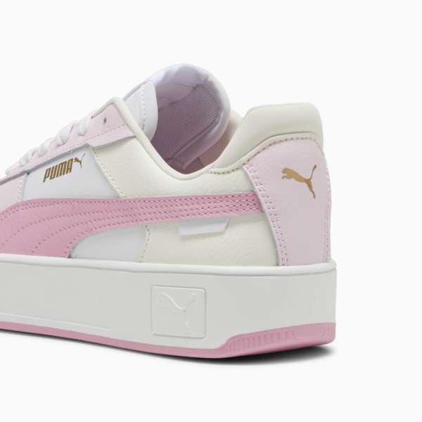 Carina Street Sneakers Women, PUMA White-Pink Lilac-PUMA Gold, large-ZAF