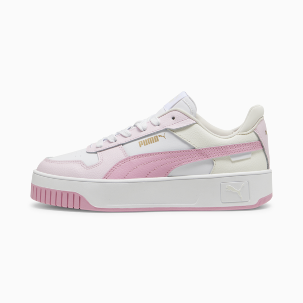 Carina Street Sneakers Women, PUMA White-Pink Lilac-PUMA Gold, large-ZAF