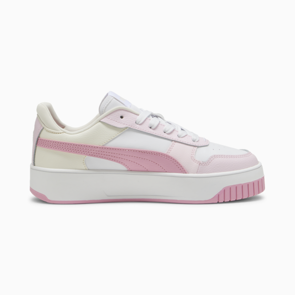 Carina Street Sneakers Women, PUMA White-Pink Lilac-PUMA Gold, large-ZAF