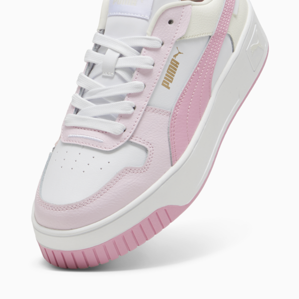 Carina Street Sneakers Women, PUMA White-Pink Lilac-PUMA Gold, large-ZAF