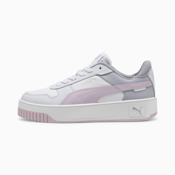 Carina Street Sneakers Women, PUMA White-Grape Mist-PUMA Silver, large-ZAF