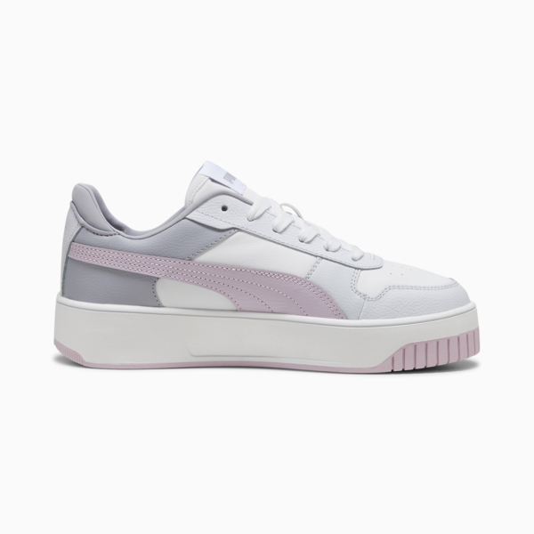 Carina Street Sneakers Women, PUMA White-Grape Mist-PUMA Silver, large-ZAF