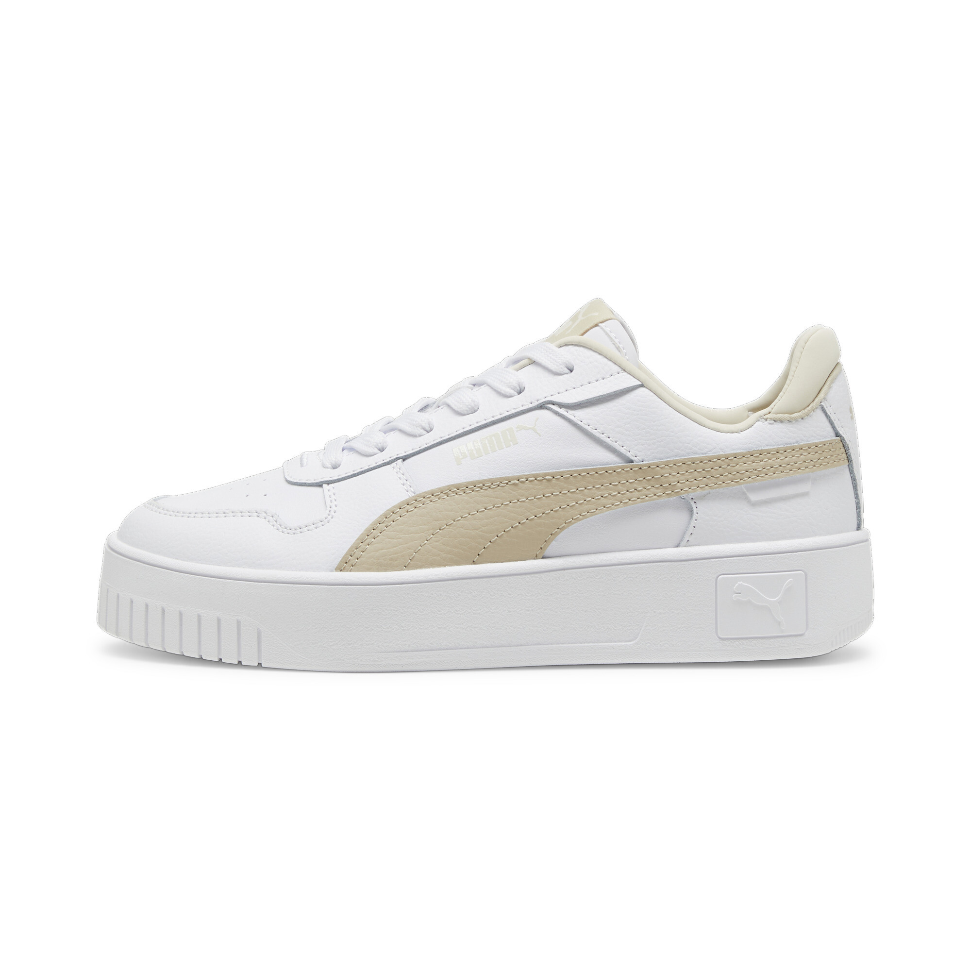 Women's Puma Carina Street Sneakers, White, Size 42, Shoes