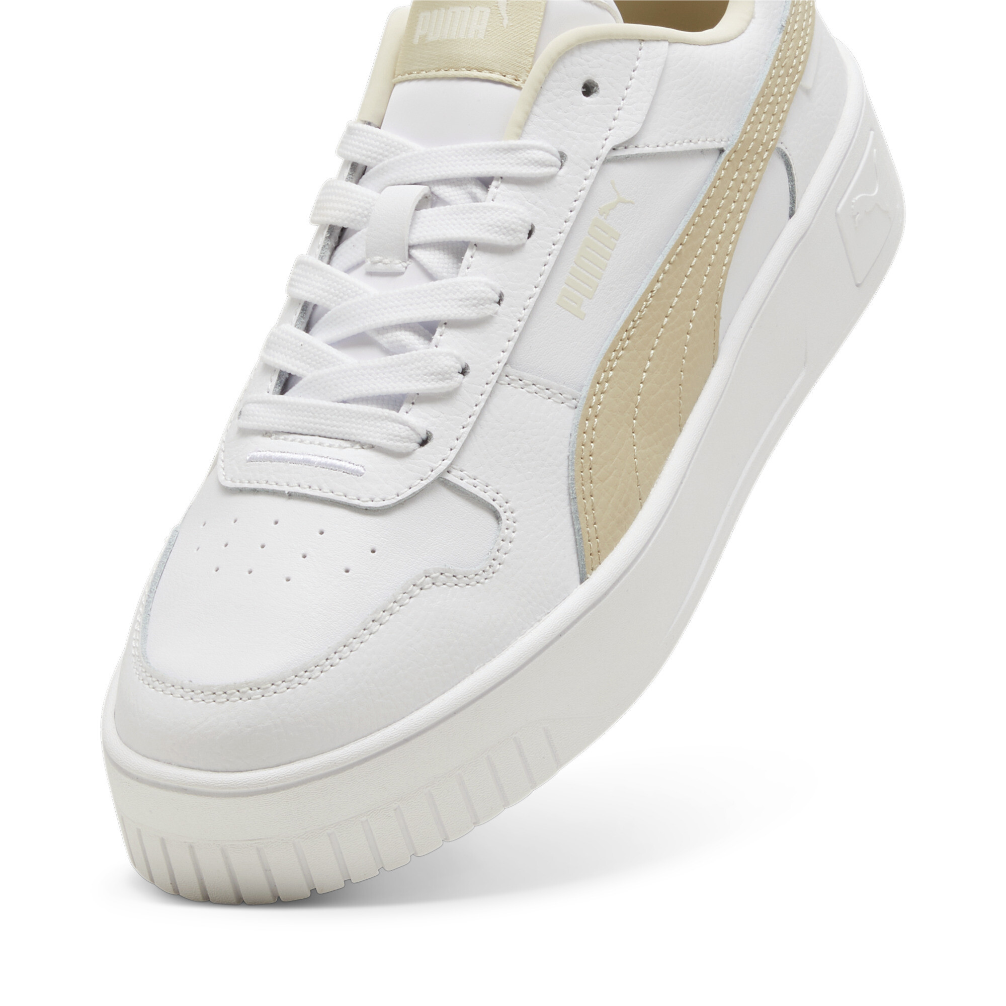 Women's Puma Carina Street Sneakers, White, Size 42, Shoes