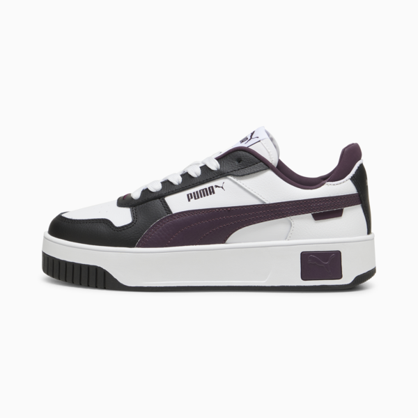 Carina Street Sneakers Women, PUMA White-Midnight Plum-PUMA Black, large-ZAF
