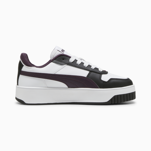 Carina Street Sneakers Women, PUMA White-Midnight Plum-PUMA Black, large-ZAF