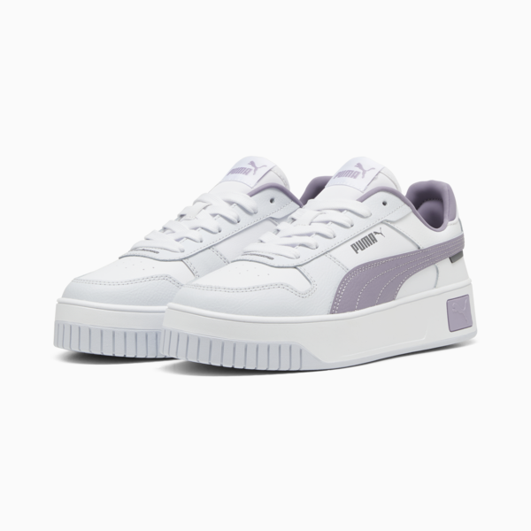 Carina Street Sneakers Women, PUMA White-Pale Plum-Silver Mist, large-ZAF