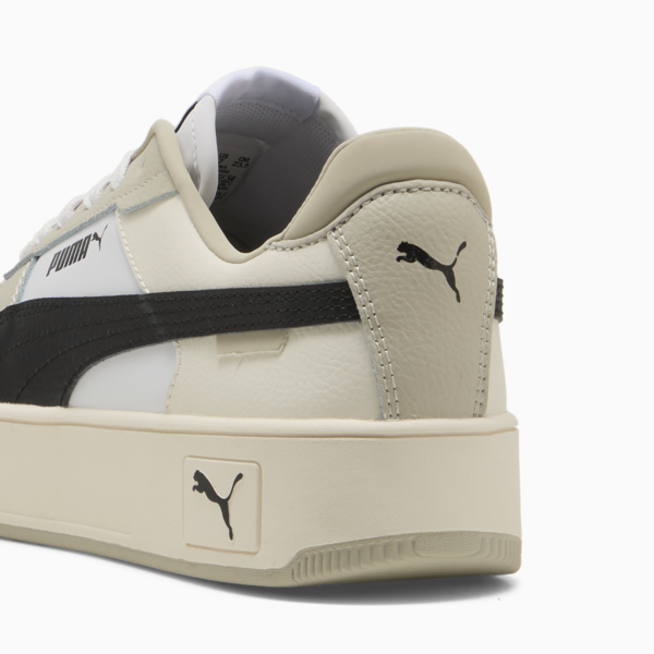 Zapatillas Carina Street para mujer, PUMA White-PUMA Black-Desert Dust, large-ARG