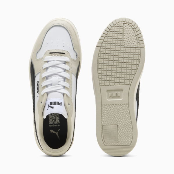 Zapatillas Carina Street para mujer, PUMA White-PUMA Black-Desert Dust, large-ARG