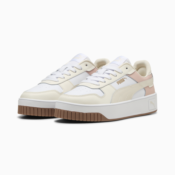 Carina Street Sneakers Women, PUMA White-Alpine Snow-Frosted Ivory, large-MEX