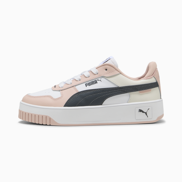 Zapatillas para mujer Carina Street, PUMA White-Strong Gray-Rose Quartz, large-ARG