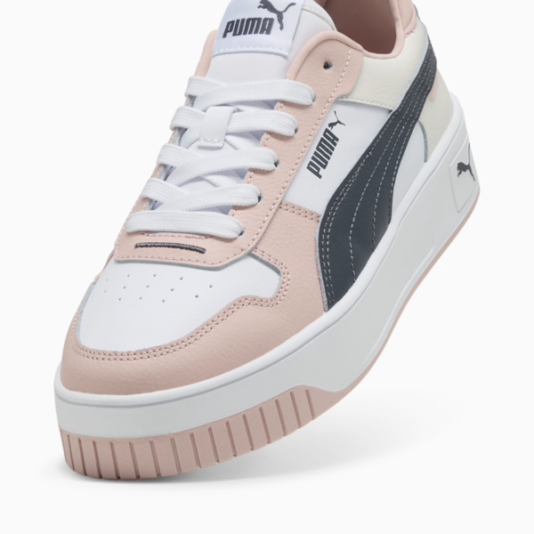 Zapatillas para mujer Carina Street, PUMA White-Strong Gray-Rose Quartz, large-ARG
