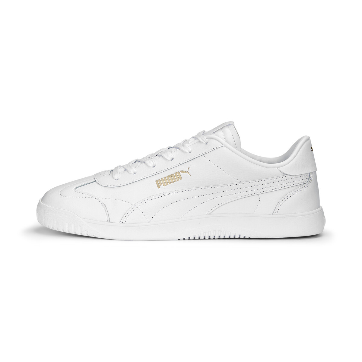 PUMA Club 5v5 Sneakers in White/Gold, UK 3