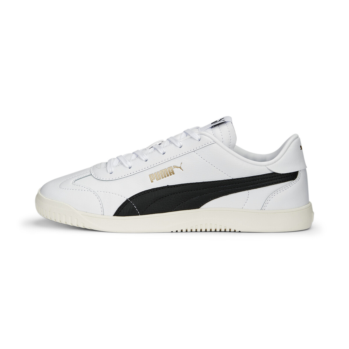 PUMA Club 5v5 Sneakers in White/Black Gold, UK 3