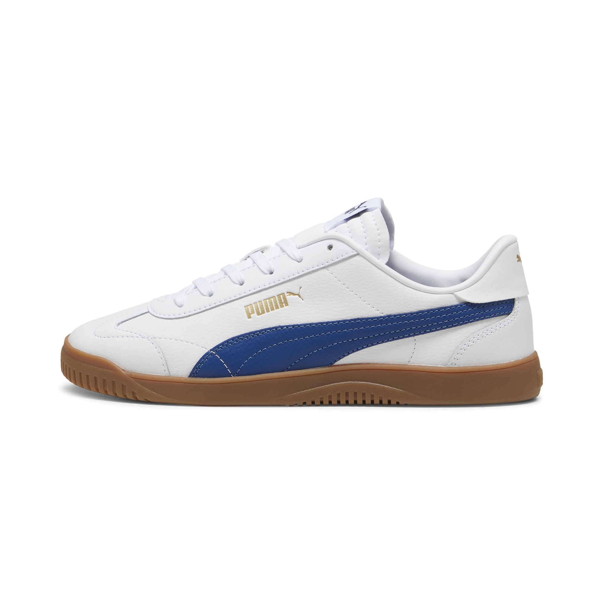 Puma Club 5v5 Sneakers Schuhe | White/Clyde Royal/Gold | Größe: 45