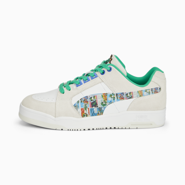 Zapatillas Slipstream Lo Super Comic, PUMA White-Grassy Green-Vapor Gray, large-ARG