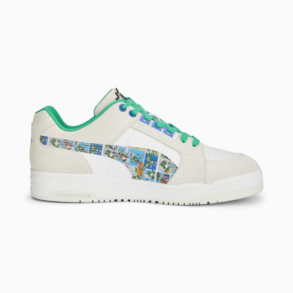 Zapatillas Slipstream Lo Super Comic, PUMA White-Grassy Green-Vapor Gray, large-ARG