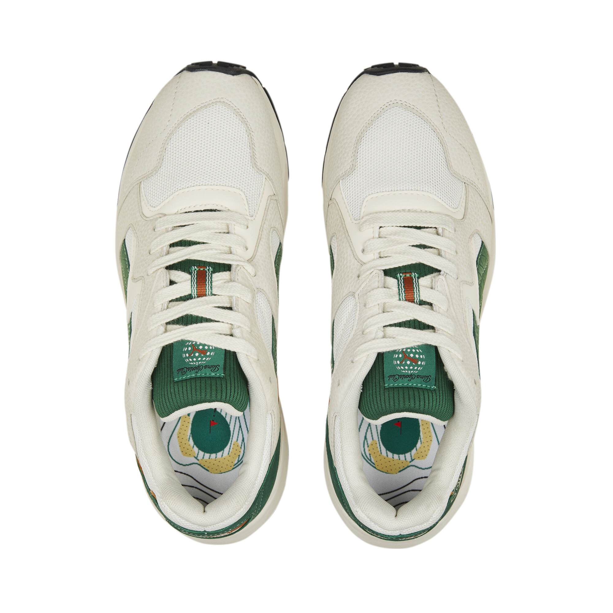 Men's PUMA Prevail Fast Green Sneakers In 20 - White, Size EU 40