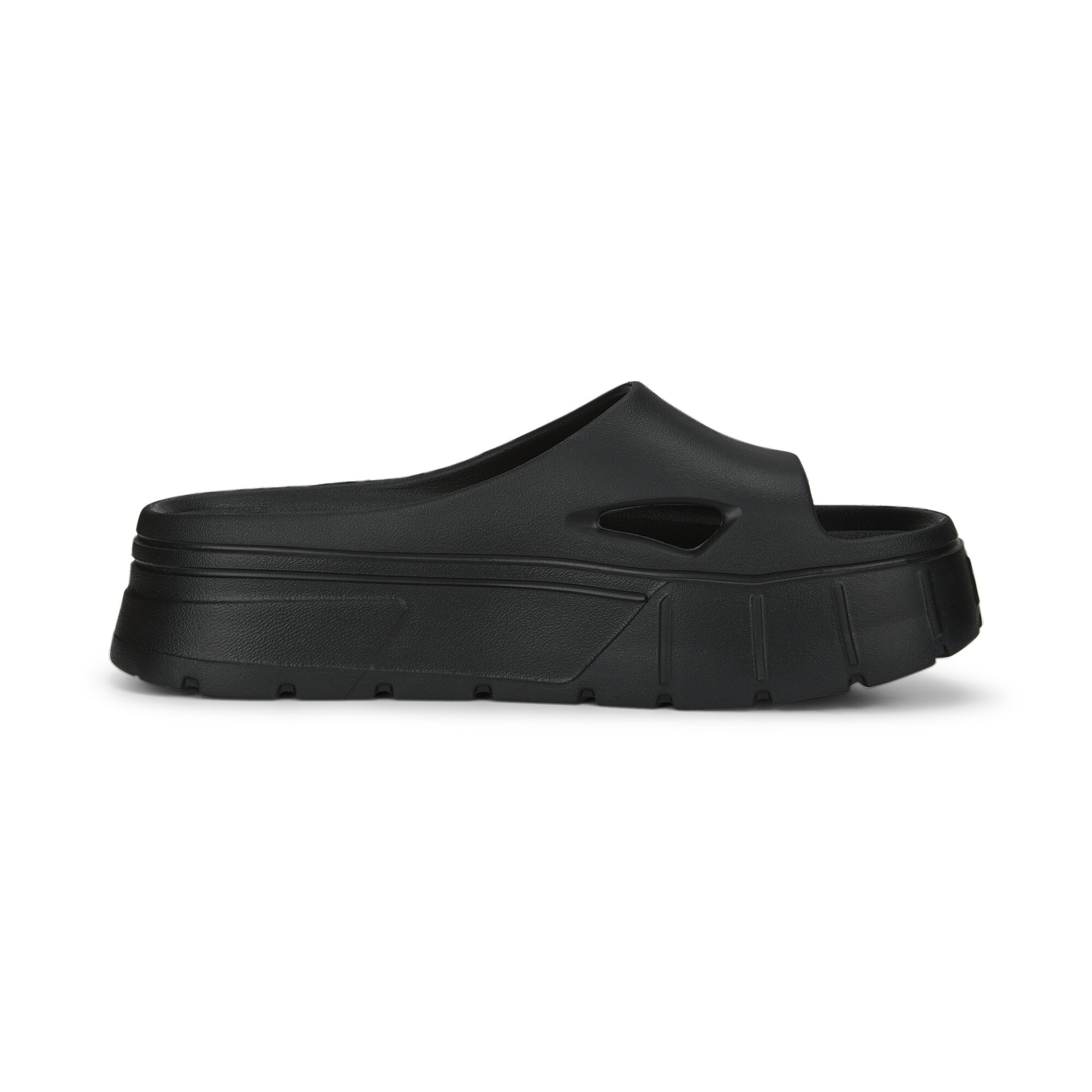 Women's PUMA Mayze Stack Injex Sandals Women In Black, Size EU 39