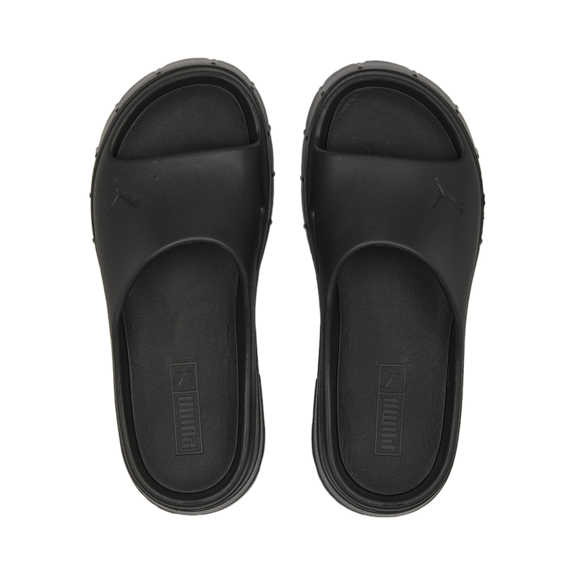Women's PUMA Mayze Stack Injex Sandals Women In Black, Size EU 42
