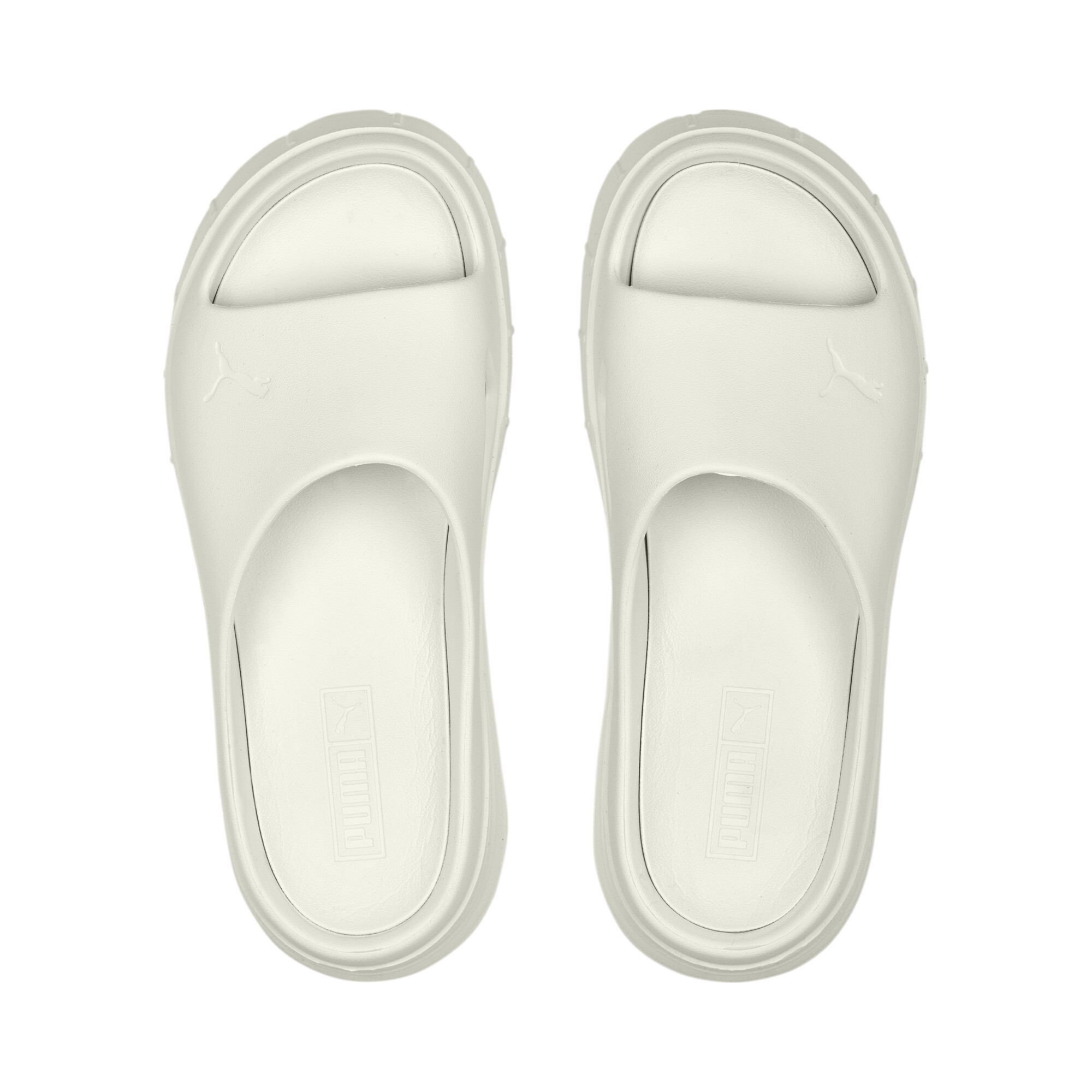 Women's PUMA Mayze Stack Injex Sandals Women In White, Size EU 40.5