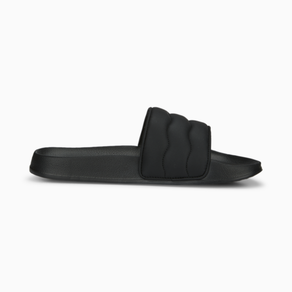 Leadcat 2.0 Puffy Slides Women, PUMA Black-Metallic Gold, large-MEX