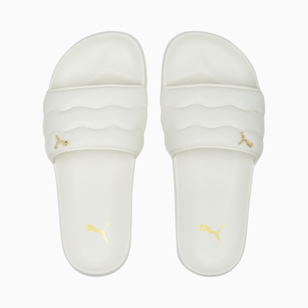 Leadcat 2.0 Puffy Slides Women, Pristine-Metallic Gold, large-MEX