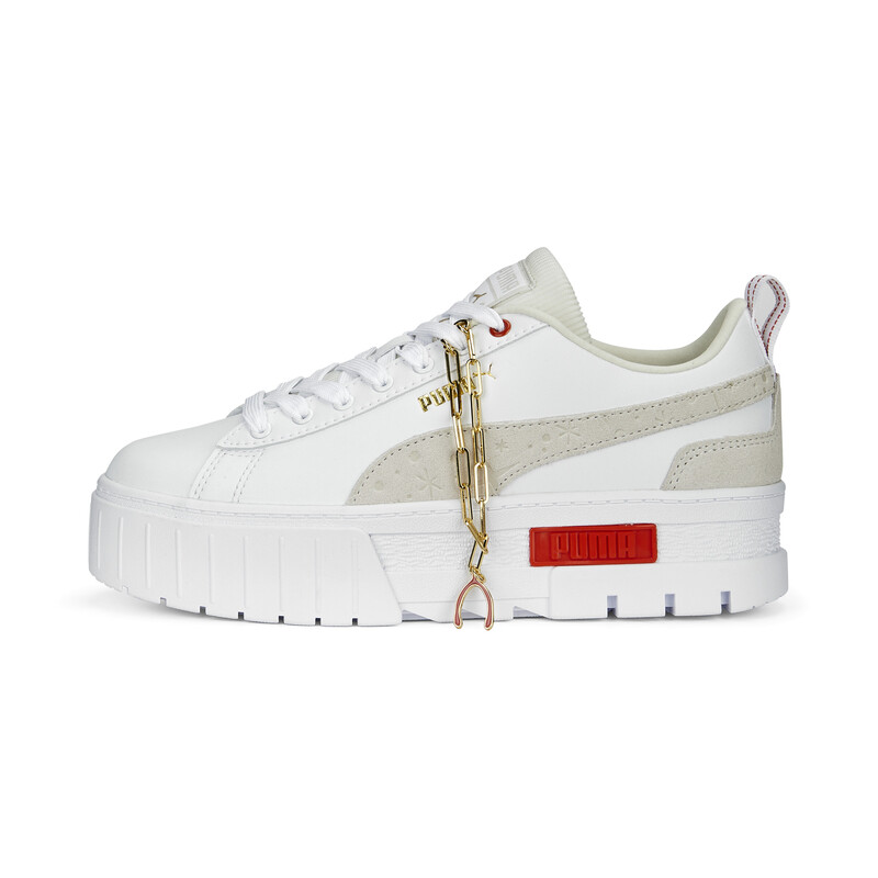 

Women's PUMA Mayze Lucky Charm Sneakers, White