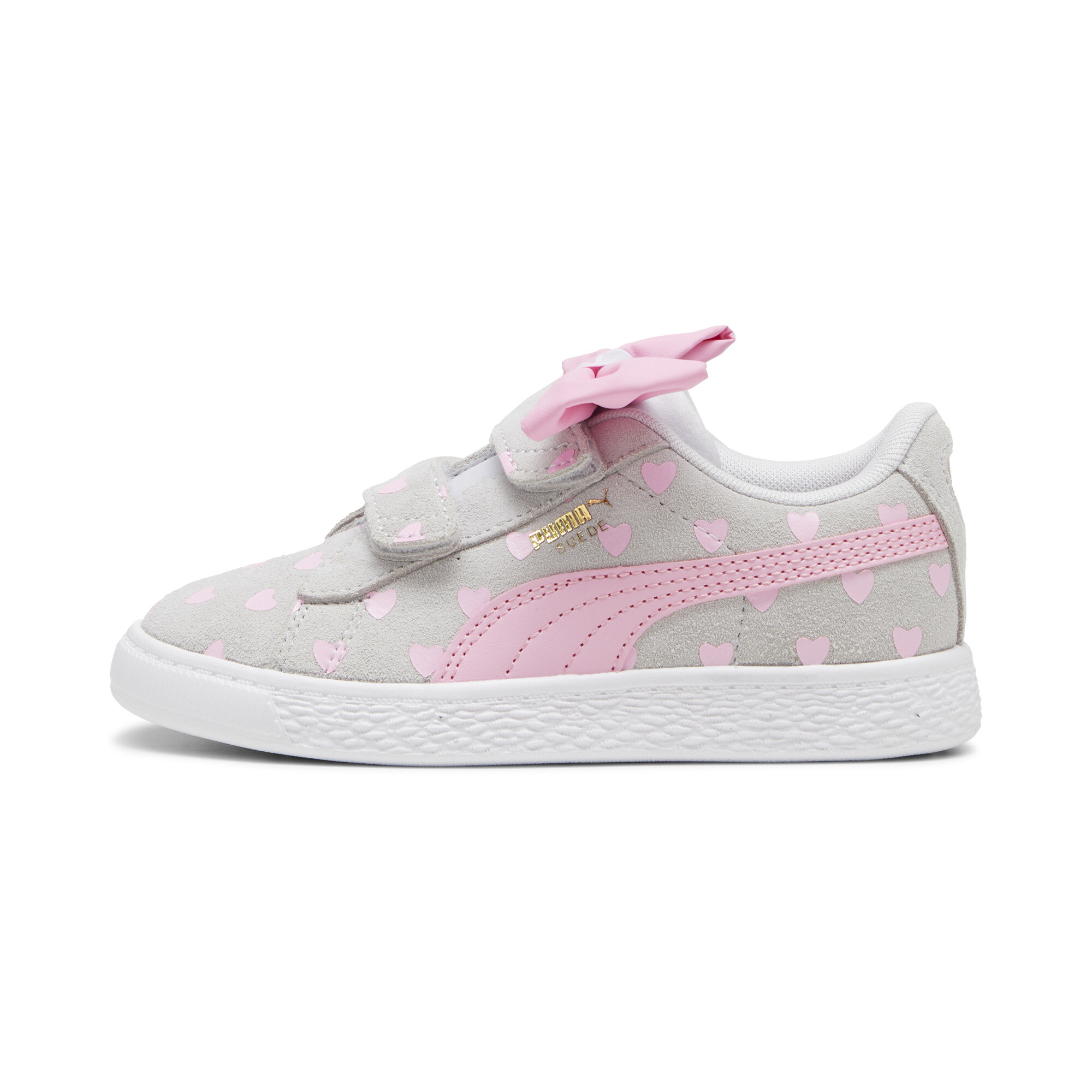 Zapatillas puma de nena con moño top