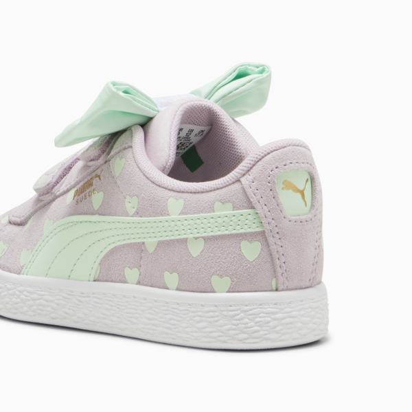 Zapatillas para niñas Suede Classic Re-Bow, Grape Mist-Fresh Mint, large-ARG