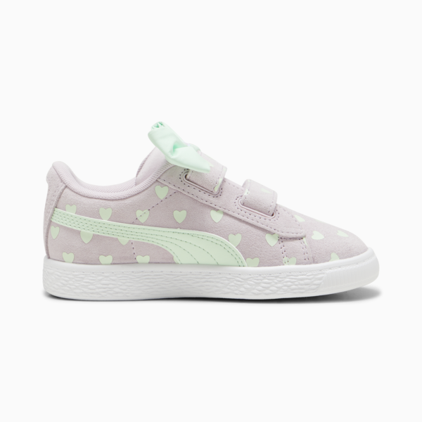 Zapatillas para niñas Suede Classic Re-Bow, Grape Mist-Fresh Mint, large-ARG