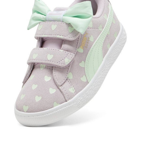 Zapatillas para niñas Suede Classic Re-Bow, Grape Mist-Fresh Mint, large-ARG