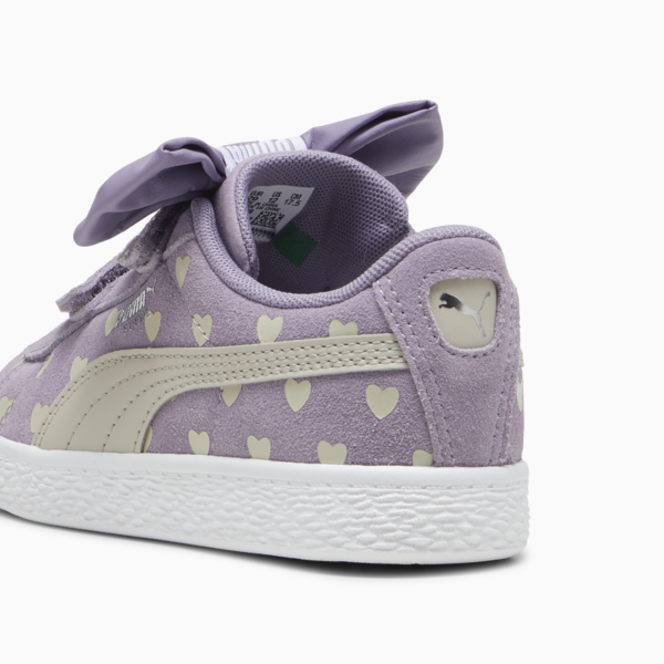 Zapatillas para niñas Suede Classic Re-Bow, Pale Plum-Desert Dust, large-ARG