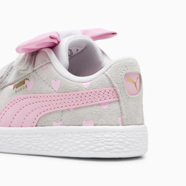 Zapatillas para infantes Suede Classic Re-Bow, Silver Mist-Pink Lilac, large-ARG