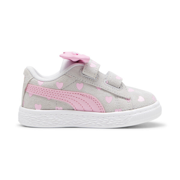 Zapatillas para infantes Suede Classic Re-Bow, Silver Mist-Pink Lilac, large-ARG