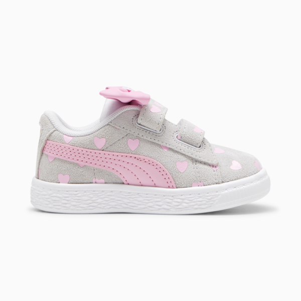 Zapatillas para infantes Suede Classic Re-Bow, Silver Mist-Pink Lilac, large-ARG