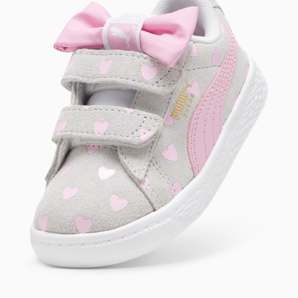 Zapatillas para infantes Suede Classic Re-Bow, Silver Mist-Pink Lilac, large-ARG