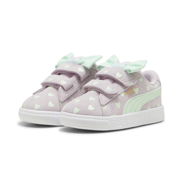 Zapatillas para infantes Suede Classic Re-Bow, Grape Mist-Fresh Mint, large-ARG