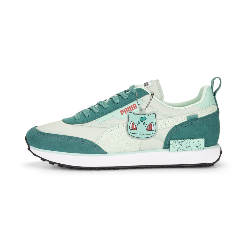 

PUMA X POKÉMON BULBASAUR Future Rider Unisex Sneakers, Gray/green