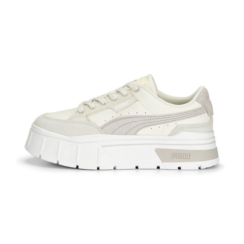 

Women's PUMA Mayze Stack Luxe Sneakers, White/black