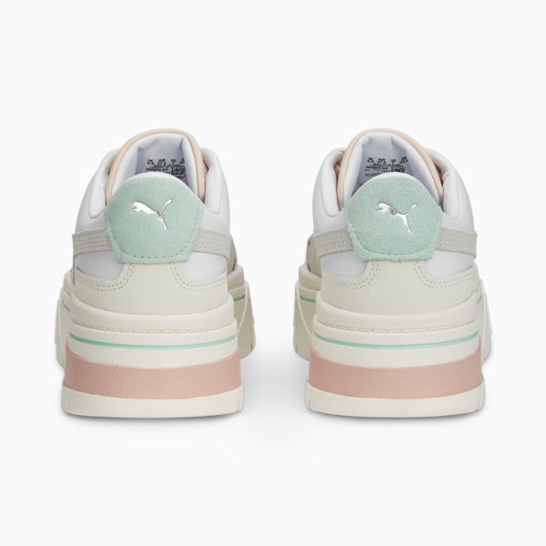Zapatillas para mujer Mayze Stack Luxe, PUMA White-Marshmallow, large-ARG