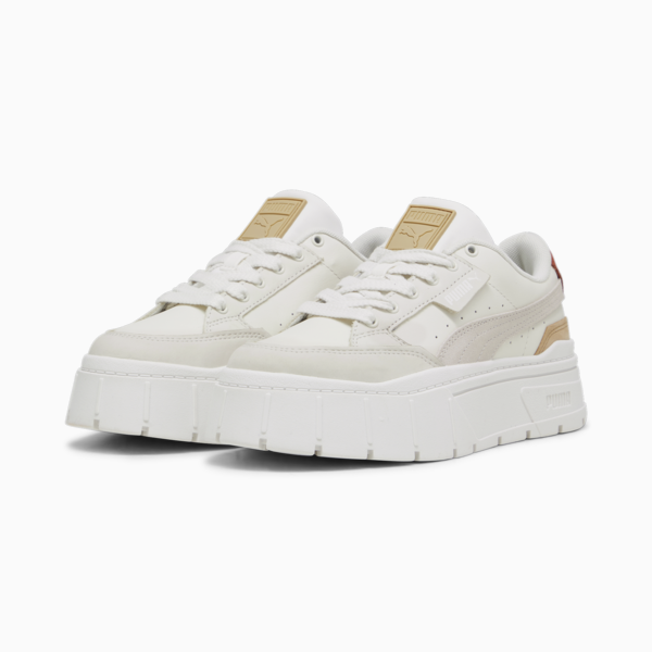 Mayze Stack Luxe Sneakers Women, Warm White, large-ZAF