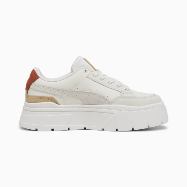 Mayze Stack Luxe Sneakers Women, Warm White, large-ZAF