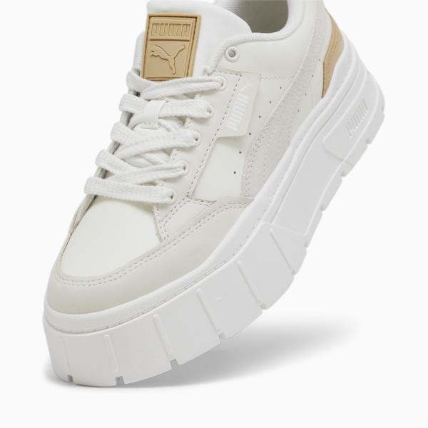 Mayze Stack Luxe Sneakers Women, Warm White, large-ZAF