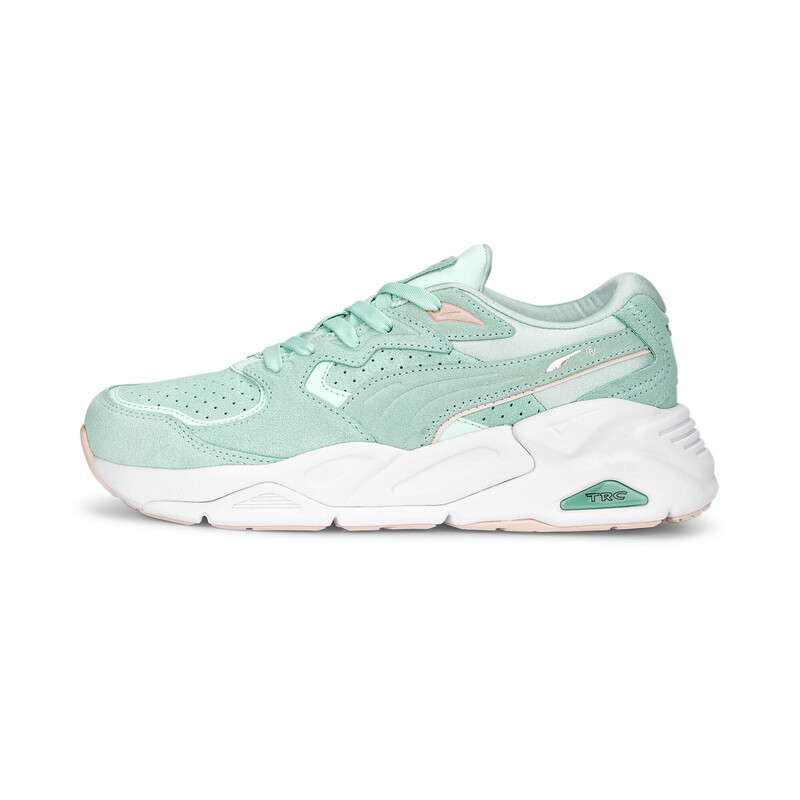 

Women's PUMA TRC MIRA Summer Sneakers, Green/pink