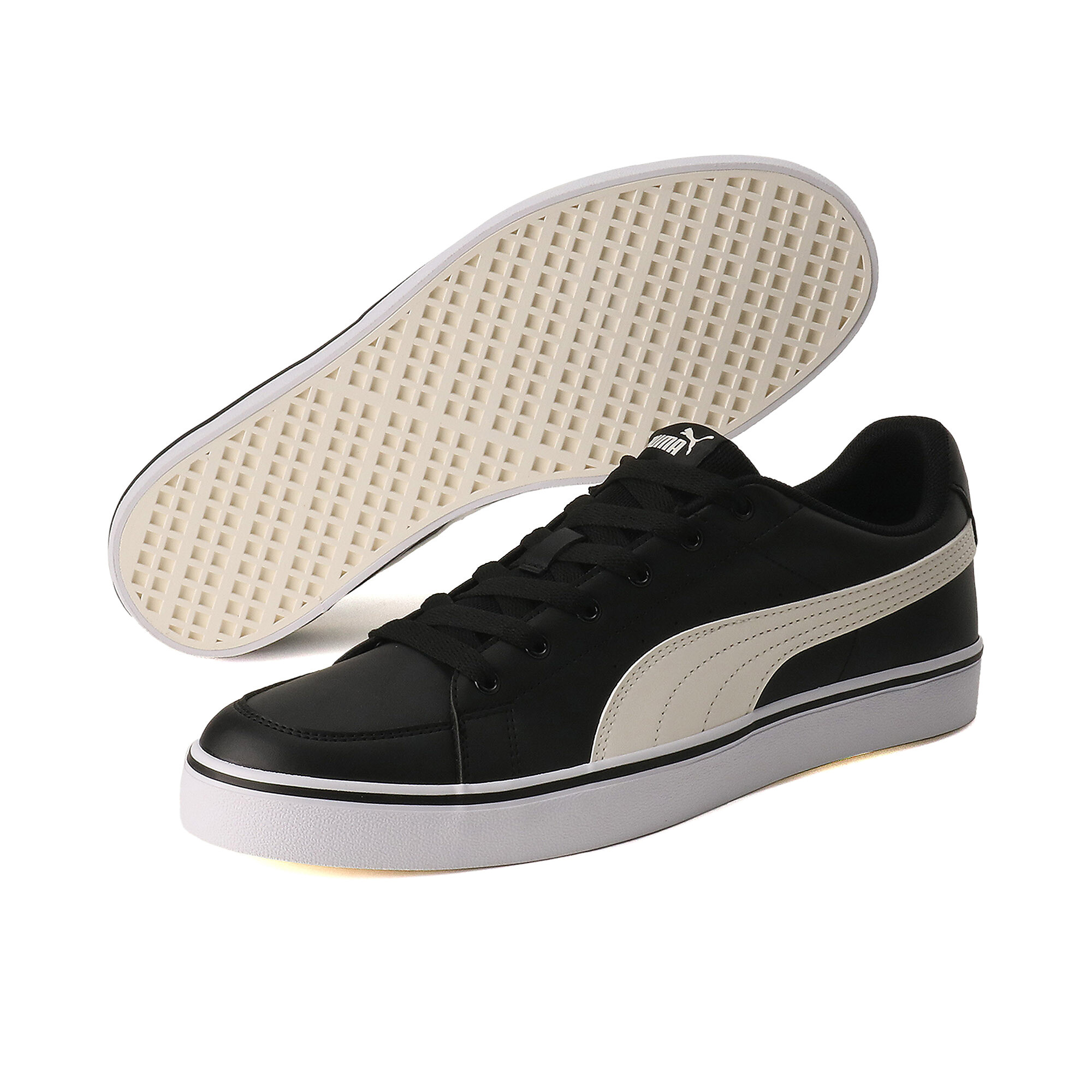 ڥס޸Ρ ˥å ס V  Х륯 ˡ ˥å Puma Black-Whisper White PUMA.com